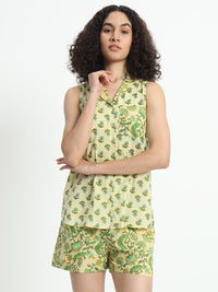 Clove Green Summer Bliss Nightwear