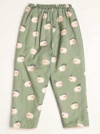 Baa Baa White Sheep Warm Sherpa Nightwear Pj Set