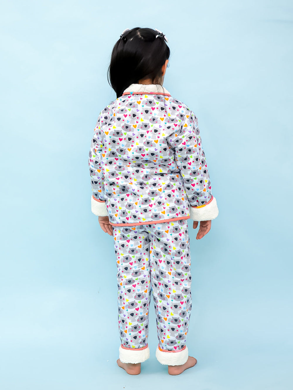 Cute Wombat Warm Sherpa Nightwear Pj Set