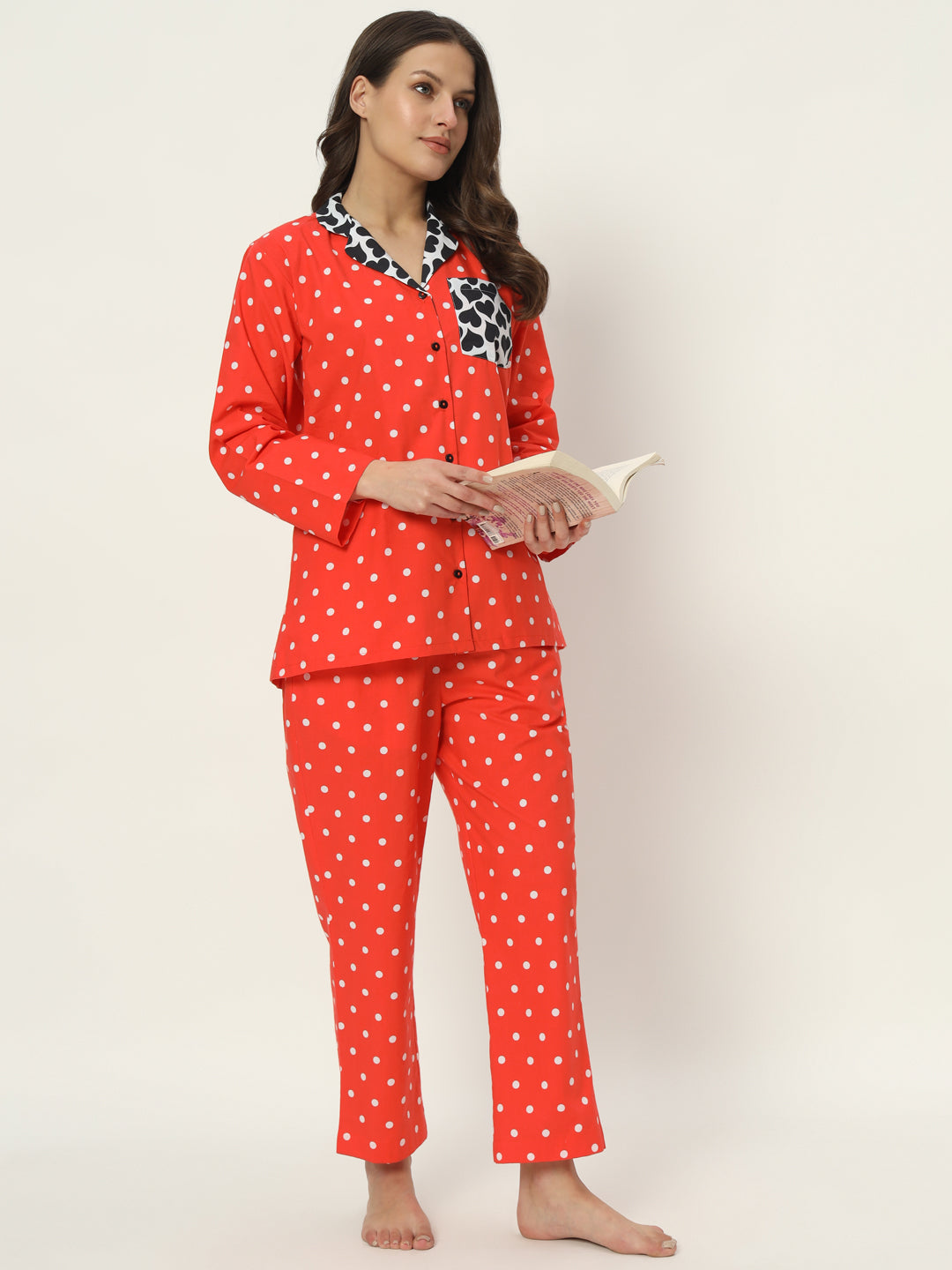 Love is Red! Cotton PJ Set Nightwear