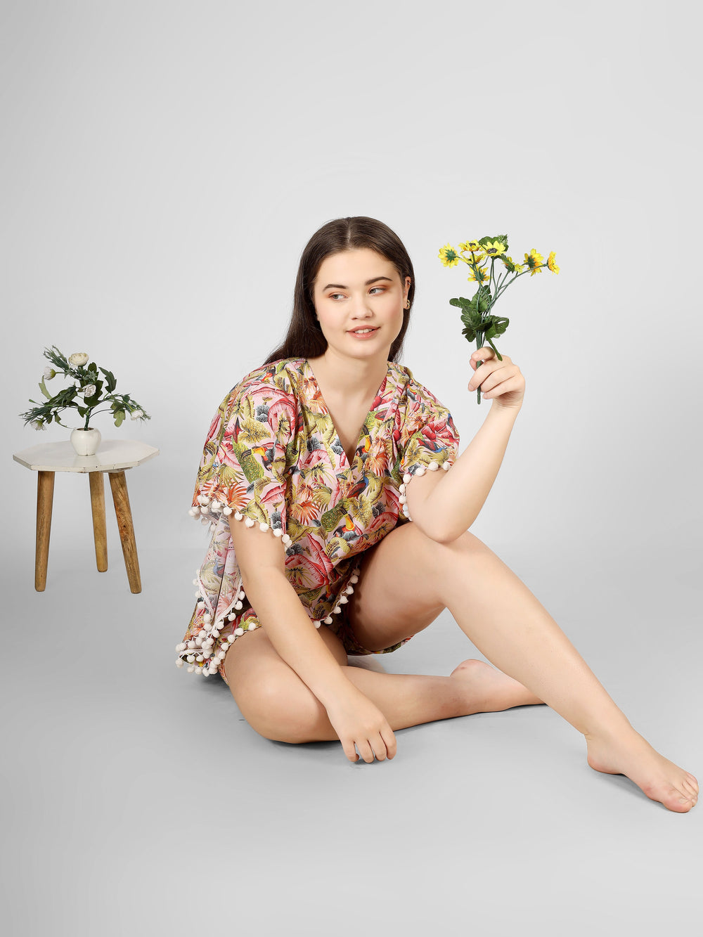 Palma Birds Kaftan Nightwear