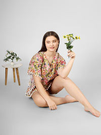 Palma Birds Kaftan Nightwear