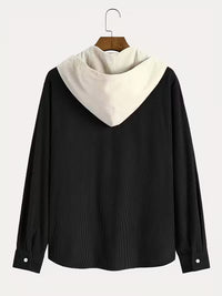 Clothic™ Two-Tone Patchwork Knitted Sweater – Beige & Ivory