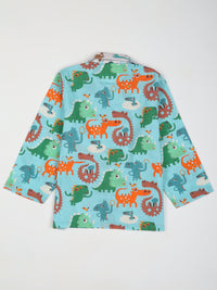 Dinosaur Printed Nightwear Pj Set
