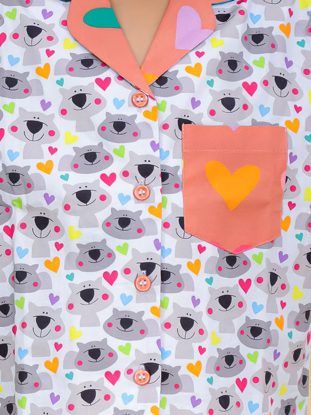 Cute Wombat Kid’s Nightwear Pj set (1-14 Yrs)