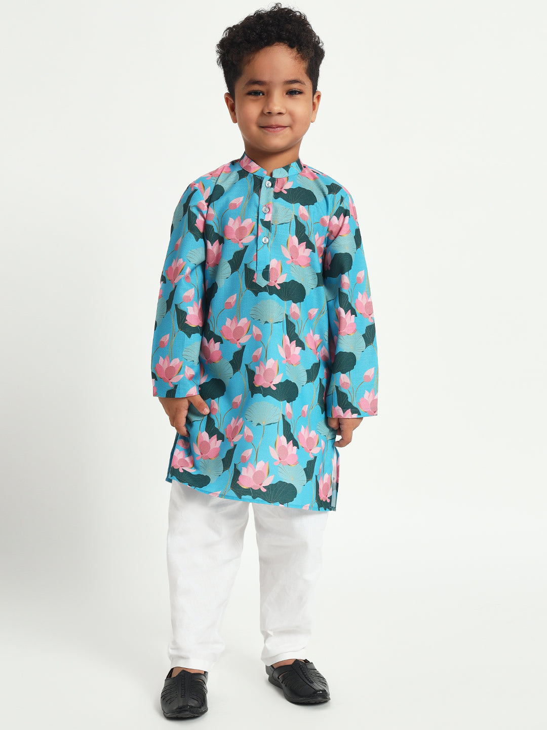 Purity Print Pajama Kurta Set