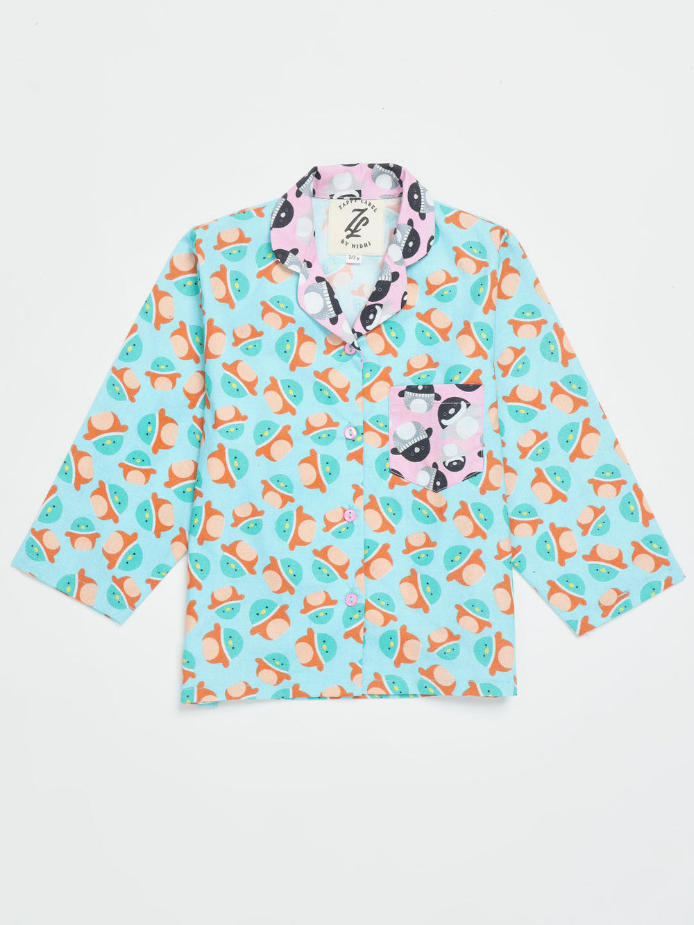 Blue Squishmallow Nightwear Pj Set