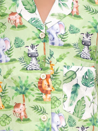 Jungle safari Kid’s Nightwear Pj set (1-14 Yrs)