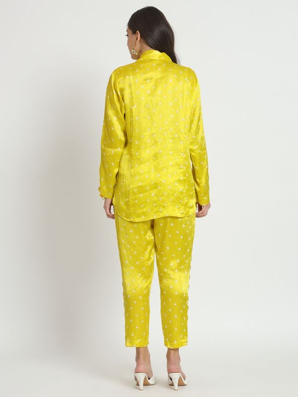 Sunshine Pure Bandhani Co-Ord Set