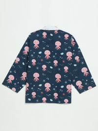 Giant Octopus Printed Nightwear Pj Set