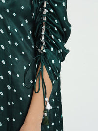 Emerald Pure Bandhani Co-Ord Set
