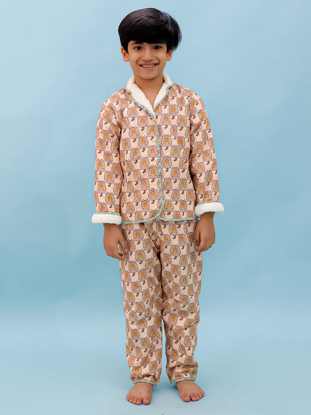 I Love Pizza! Warm Sherpa Nightwear Pj Set
