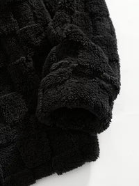 Clothic™ Color-Block Textured Knitted Sweater – Cream & Mocha