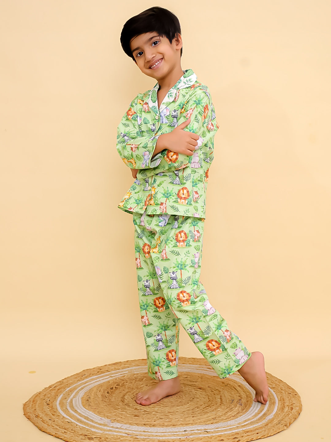 Jungle safari Kid’s Nightwear Pj set (1-14 Yrs)