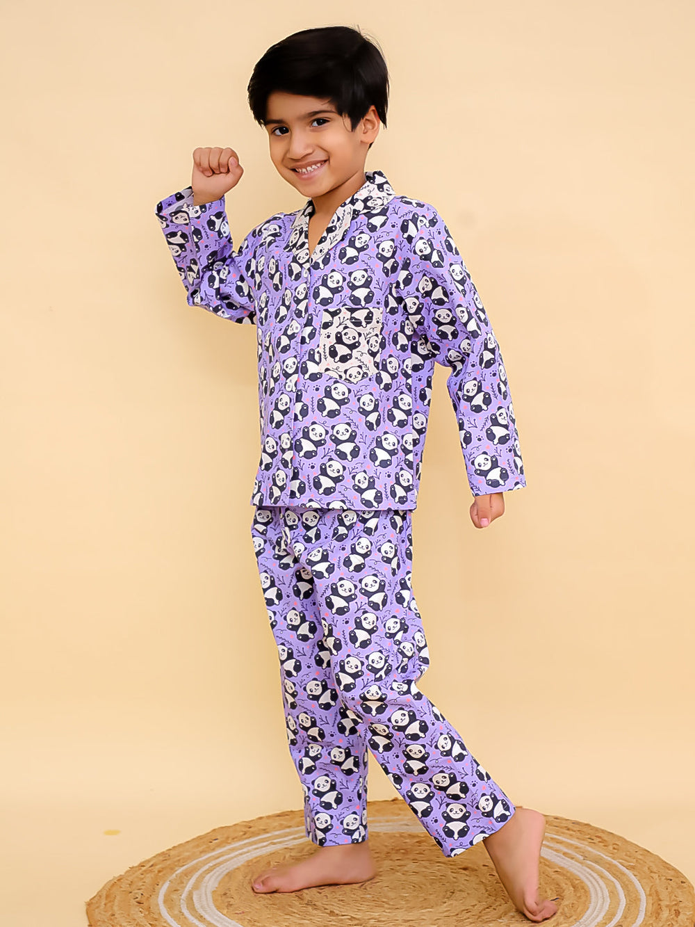 Panda Art Kid’s Nightwear Pj set (1-14 Yrs)