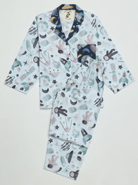 Cosmos Printed Nightwear Pj Set