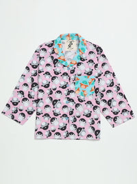 Pink Squishmallow Printed Nightwear Pj Set