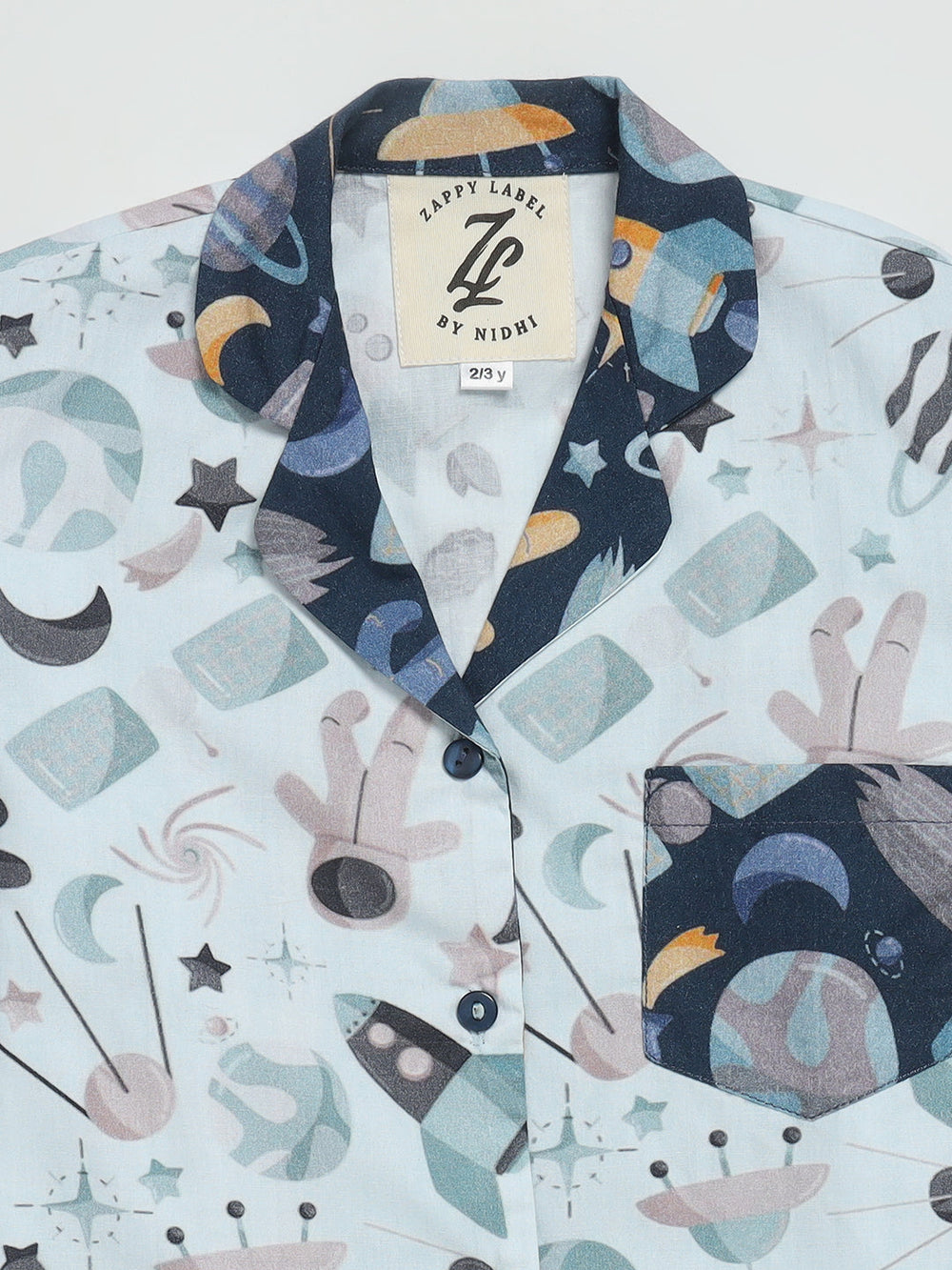 Cosmos Printed Nightwear Pj Set