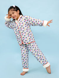Cute Wombat Warm Sherpa Nightwear Pj Set