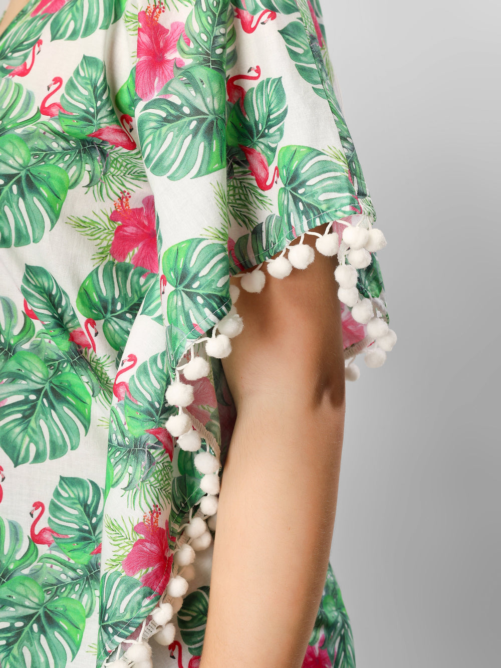 Flamingo Paradise Kaftan Nightwear