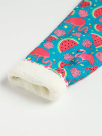 Greater Flamingo Warm Sherpa Nightwear Pj Set