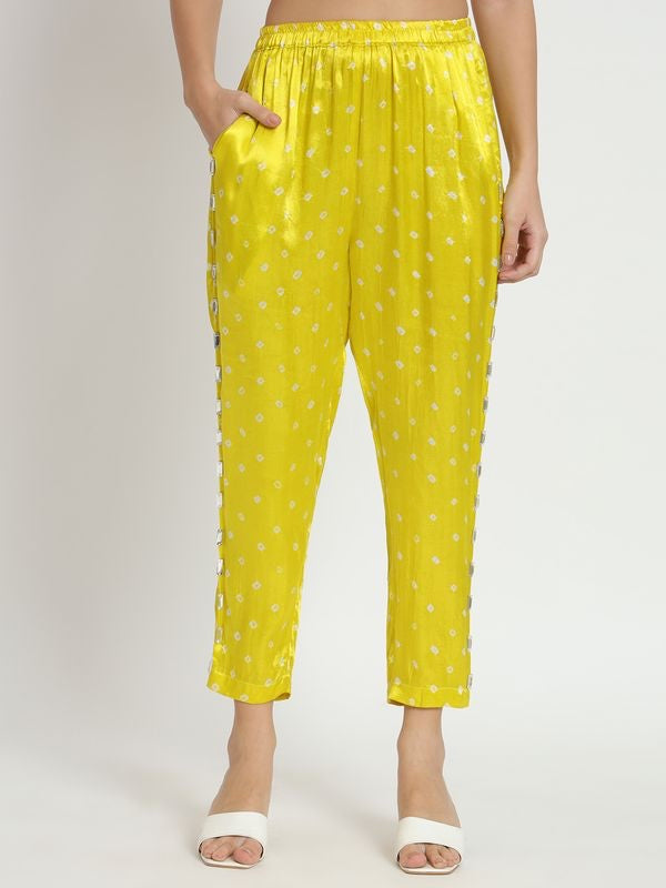 Sunshine Pure Bandhani Co-Ord Set