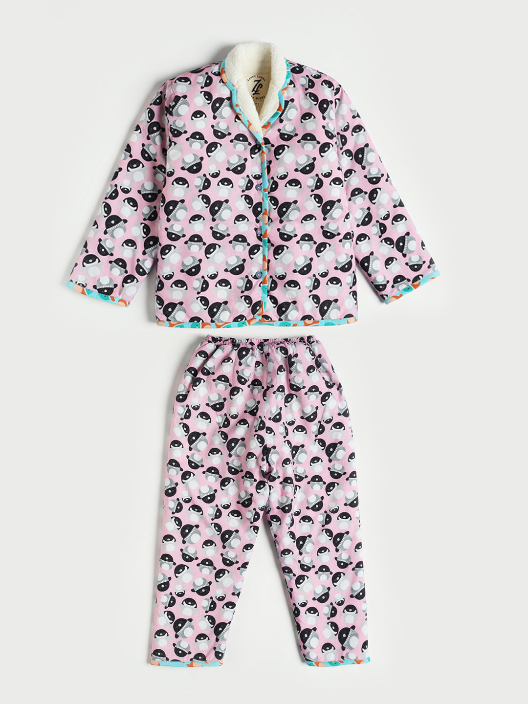 Pink Squishmallow Warm Sherpa Nightwear Pj Set