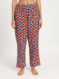 Retro Art Printed Pj Set Nightwear