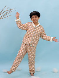 I Love Pizza! Warm Sherpa Nightwear Pj Set