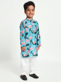 Purity Print Pajama Kurta Set