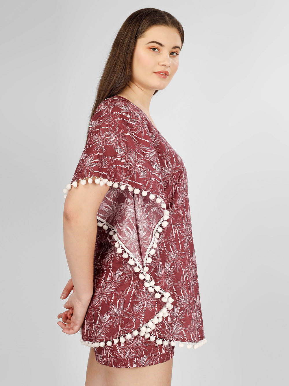 Dusky Palms Kaftan Nightwear