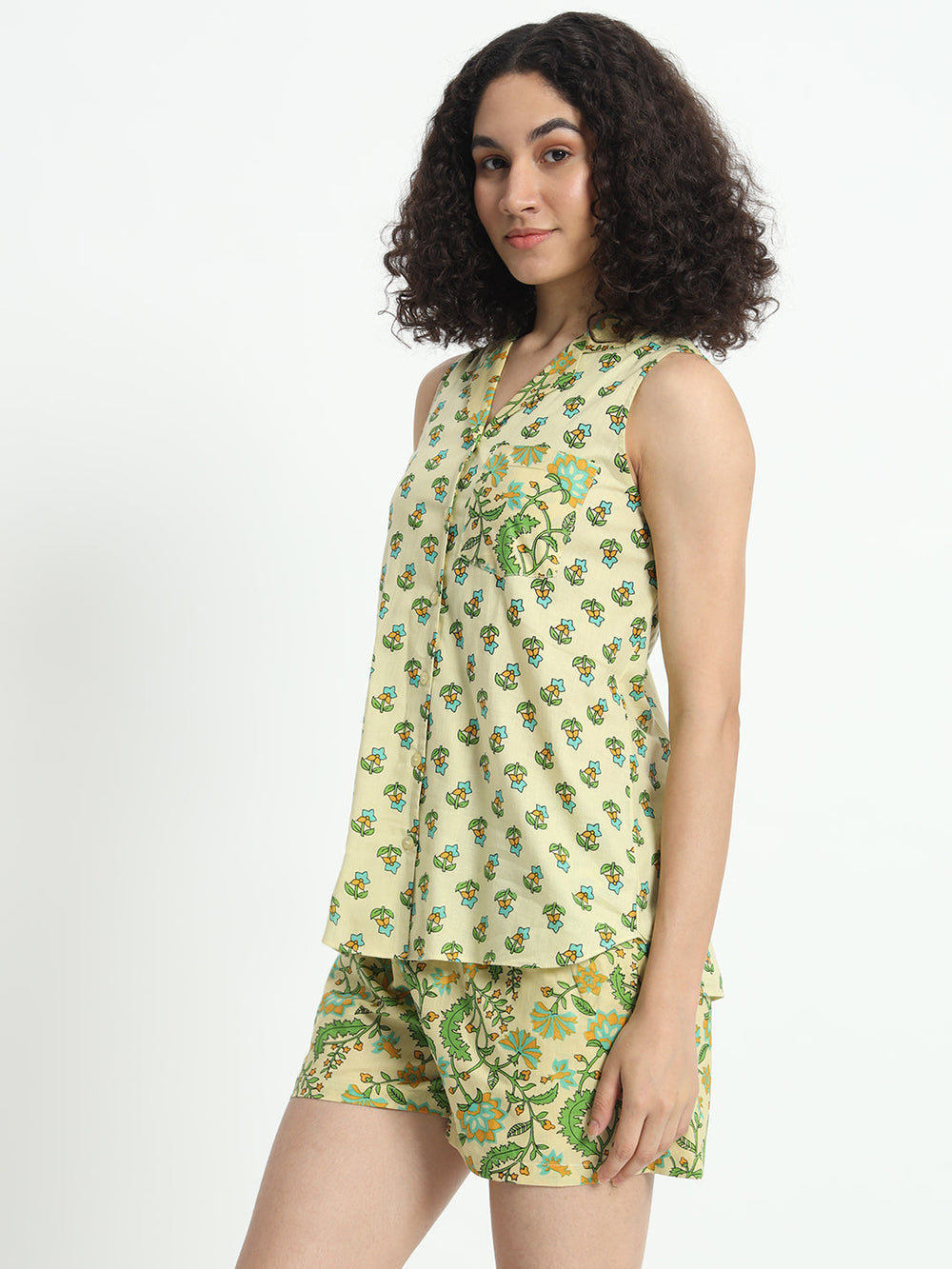 Clove Green Summer Bliss Nightwear