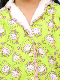 Dreamy Unicorn Warm Sherpa Nightwear Pj Set