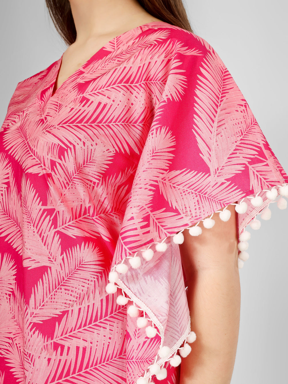 Pink Beach Kaftan Nightwear