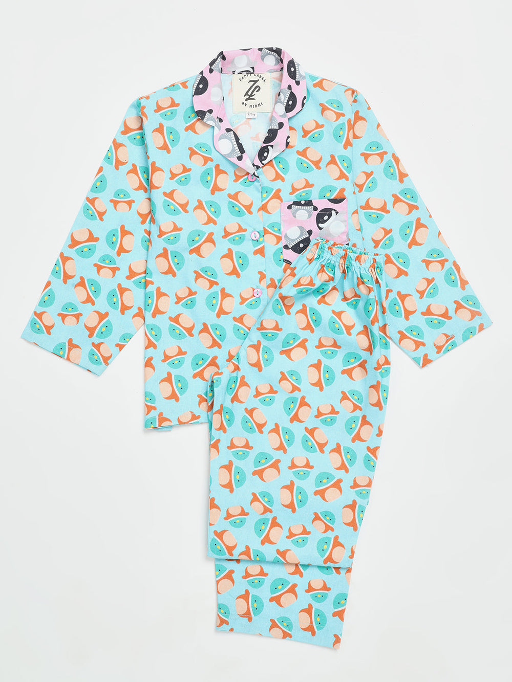 Blue Squishmallow Nightwear Pj Set