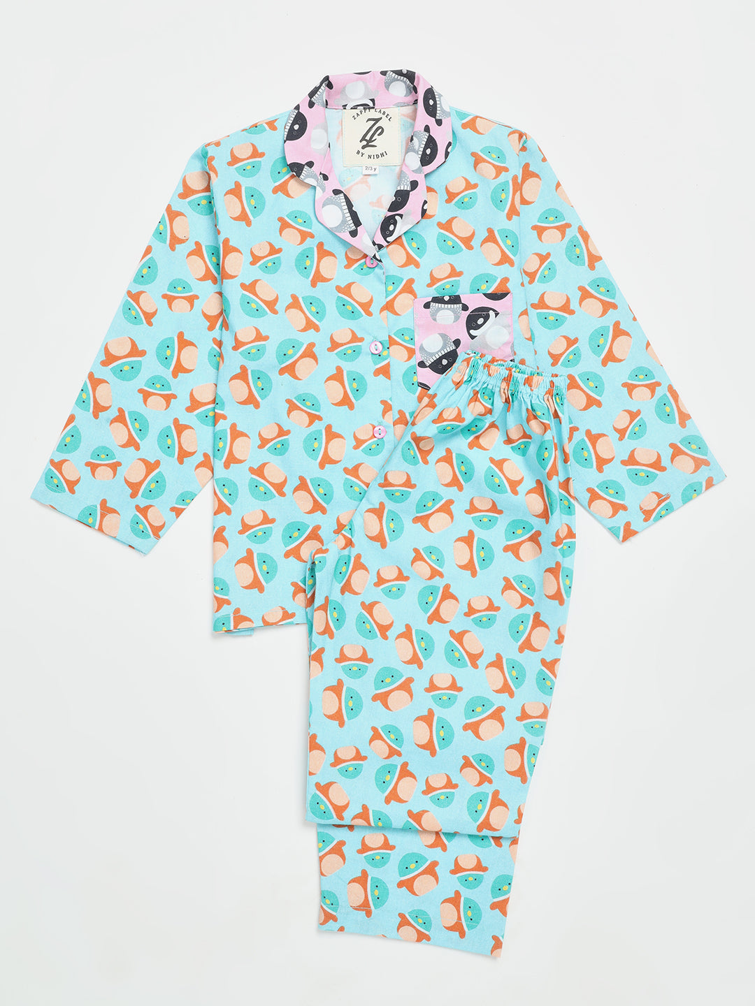 Blue Squishmallow Nightwear Pj Set