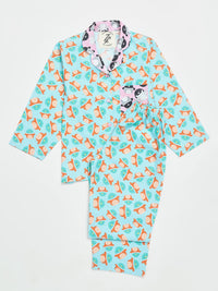 Blue Squishmallow Nightwear Pj Set
