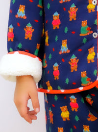 Dashing through the snow! Warm Sherpa Nightwear Pj Set