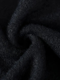 Clothic™ Deer Embroidered Knitted Sweater – Cream & Gray