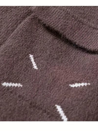 Clothic™ Color Block Knitted Sweater – Pink & Gray