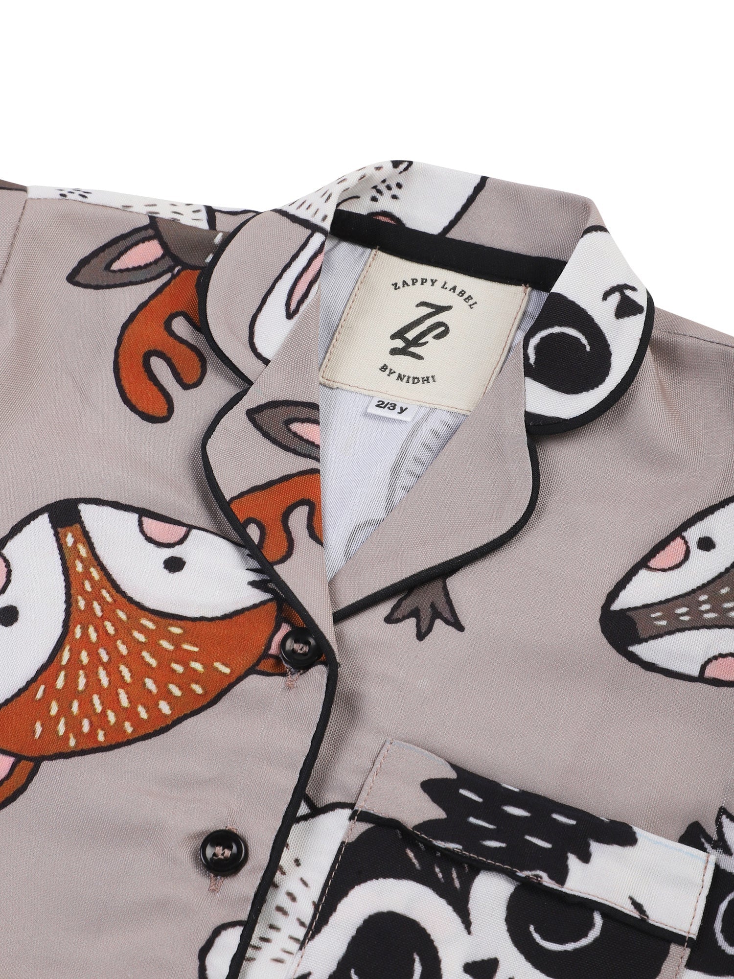 Amber Grey Nightwear For Boys & Girls