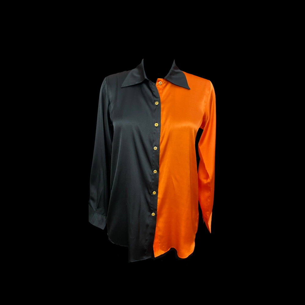Tangelo Satin Shirt